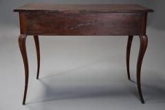 Late 18th century French walnut side table with superb rich patina - 4800029
