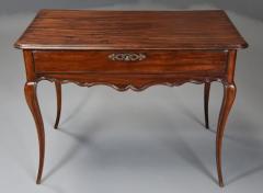 Late 18th century French walnut side table with superb rich patina - 4800030
