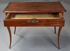 Late 18th century French walnut side table with superb rich patina - 4800035