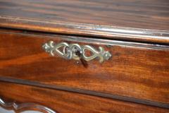 Late 18th century French walnut side table with superb rich patina - 4800036