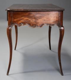 Late 18th century French walnut side table with superb rich patina - 4800037