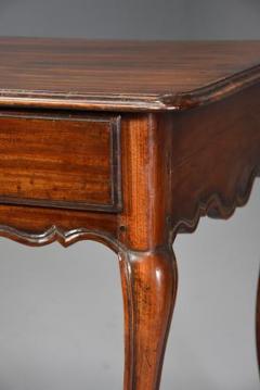 Late 18th century French walnut side table with superb rich patina - 4800038