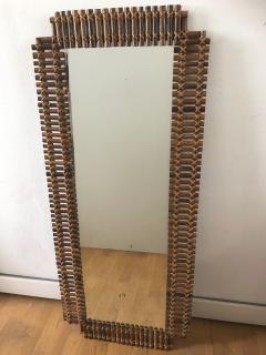 Late 1950s Mirror in Bamboo - 632336