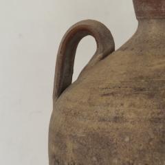 Late 19th Century Antique Bell Shaped Portuguese Terracotta Jug - 2054655