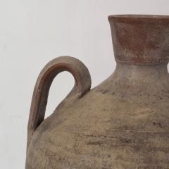 Late 19th Century Antique Bell Shaped Portuguese Terracotta Jug - 2054659