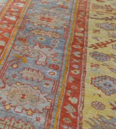 Late 19th Century Antique Handwoven Oushak Rug - 2819717