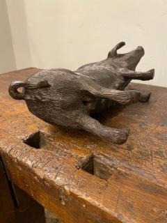 Late 19th Century Bronze Pig - 2549854