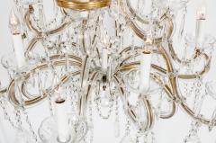 Late 19th Century Cut Crystal 18 Light Hanging Chandelier - 1170381