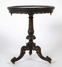 Late 19th Century Eglomise Top Games Table from The Stanley Weiss Collection - 3256031
