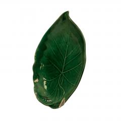 Late 19th Century English Majolica Leaf Plate - 3073501