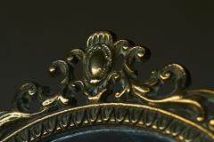 Late 19th Century English Table Mirror in Patinated Brass - 4582273