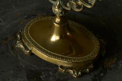 Late 19th Century English Table Mirror in Patinated Brass - 4582275