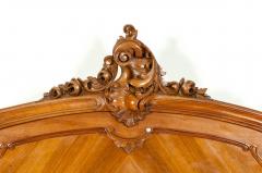 Late 19th Century French Burl Walnut Bed - 1169262