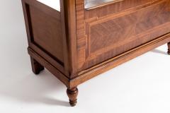 Late 19th Century French Burl Wood Vitrine Cabinet - 1037831