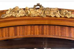 Late 19th Century French Burl Wood Vitrine Cabinet - 1037833