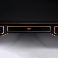 Late 19th Century French Ebonised Bureau Plat Writing Table - 4736221