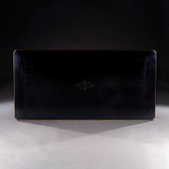 Late 19th Century French Ebonised Bureau Plat Writing Table - 4736225
