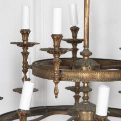 Late 19th Century French Gilt Chandelier - 3640553