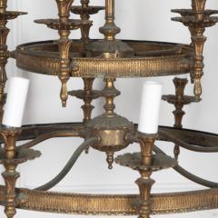 Late 19th Century French Gilt Chandelier - 3640555