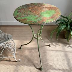 Late 19th Century French Iron Cafe Table - 3608105