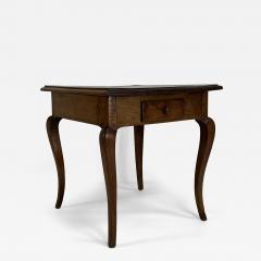 Late 19th Century French Side Table with double Drawers and Cabriole Legs - 4287877
