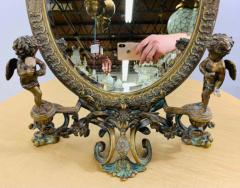 Late 19th Century French Vanity Bronze Mirror - 2866443