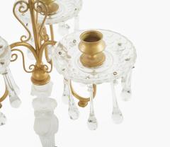 Late 19th Century Gilt Bronze Cut Crystal Candelabras a Pair - 2471500