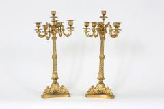 Late 19th Century Gilt Bronze Six Arms Candelabra - 1337272