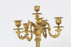 Late 19th Century Gilt Bronze Six Arms Candelabra - 1337275