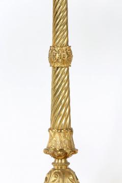 Late 19th Century Gilt Bronze Six Arms Candelabra - 1337279