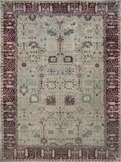 Late 19th Century Handwoven Antique Agra Rug - 2547101