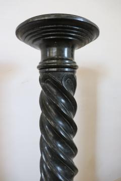 Late 19th Century Italian Antique Column in Black Marble - 2634472