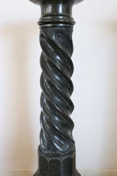 Late 19th Century Italian Antique Column in Black Marble - 2634474