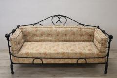 Late 19th Century Italian Iron Antique Large Settee - 3056508