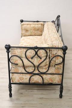 Late 19th Century Italian Iron Antique Large Settee - 3056509