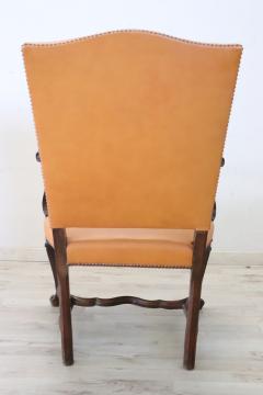 Late 19th Century Italian Louis XIV Style Antique Armchair - 4292276