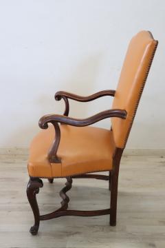 Late 19th Century Italian Louis XIV Style Antique Armchair - 4292277