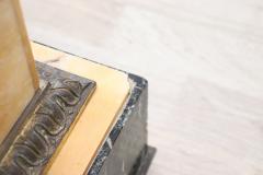 Late 19th Century Italian Napoleon III Antique Column in Green and Yellow Marble - 4229828