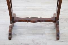 Late 19th Century Italian Napoleon III Side Table in Walnut with Marble Top - 4229843