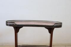 Late 19th Century Italian Napoleon III Side Table in Walnut with Marble Top - 4229844