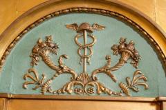 Late 19th Century Italian Neoclassical Paint Decorated Pier Mirror - 2950141