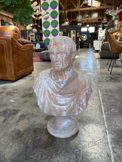 Late 19th Century Italian Renaissance Style Terracotta Caesar Augustus Bust - 1521577