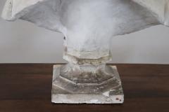 Late 19th Century Italian Sculpture Bust of Gentleman in Plaster - 3080885