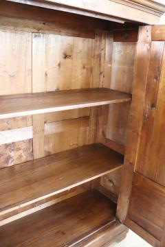 Late 19th Century Italian Solid Poplar Wood Small Antique Wardrobe Armoire - 4231022