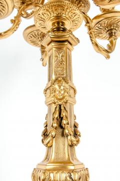 Late 19th Century Large Gilt Bronze Eleven Arms Candelabra - 1170979