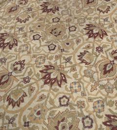 Late 19th Century Large Handwoven Agra Wool Rug - 2351879