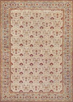 Late 19th Century Large Handwoven Agra Wool Rug - 2351881