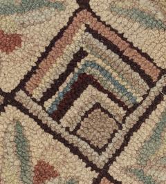 Late 19th Century Large Handwoven Hooked Rug - 1978429