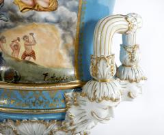 Late 19th Century Large Sevres Porcelain Campana a Pair - 2471359