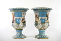 Late 19th Century Large Sevres Porcelain Campana a Pair - 2471366
